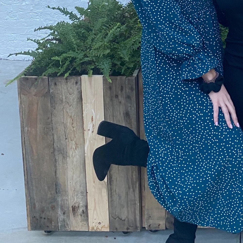 Shein Midi long polka dot dress - Picture 3 of 3